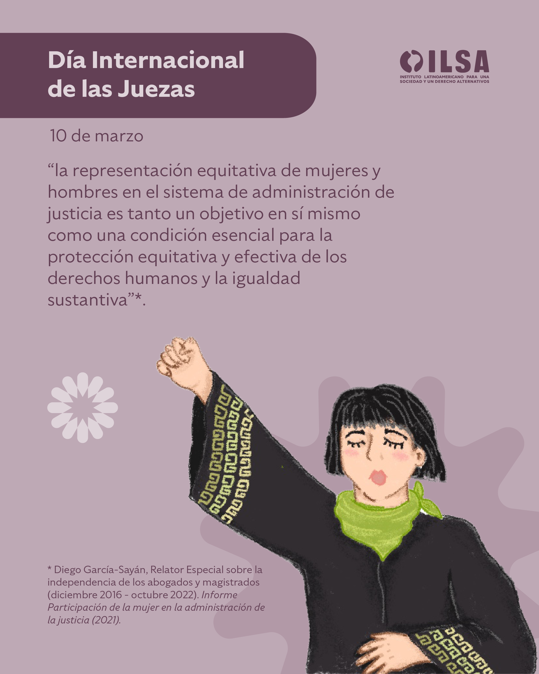 Dia de las juezas slide