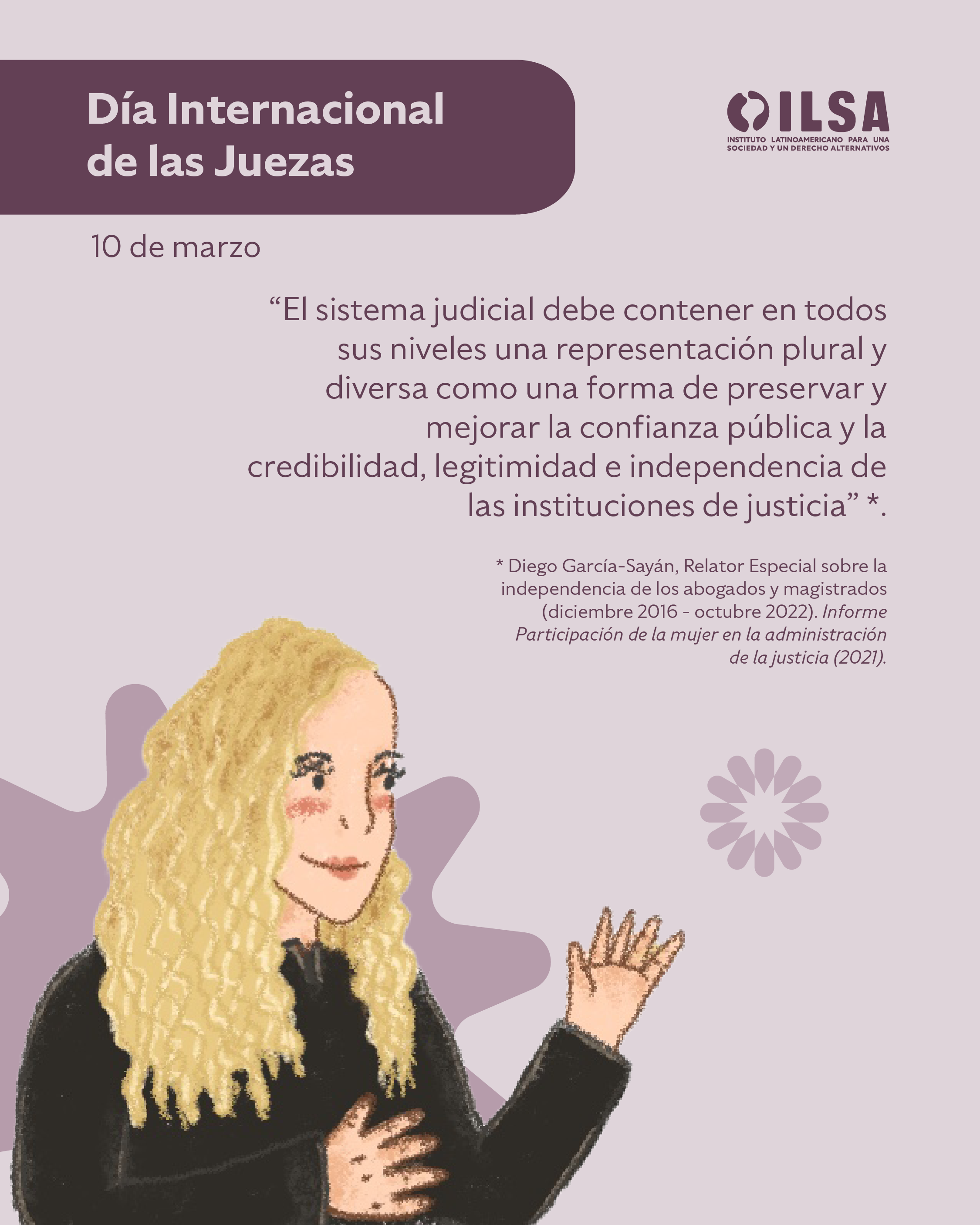 Dia de las juezas slide