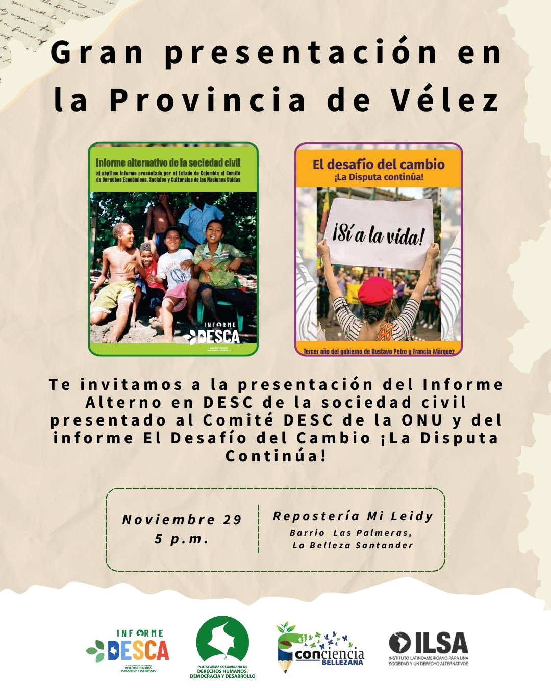 Gran presentación en la Provincia de Vélez
